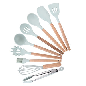 12PCS Utensilios de cocina de silicona Utensilios de cocina Utensilios de cocina antiadherentes resistentes al calor Utensilios de cocina Herramientas para hornear con caja de almacenamiento