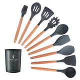 12PCS Utensilios de cocina de silicona Utensilios de cocina Utensilios de cocina antiadherentes resistentes al calor Utensilios de cocina Herramientas para hornear con caja de almacenamiento