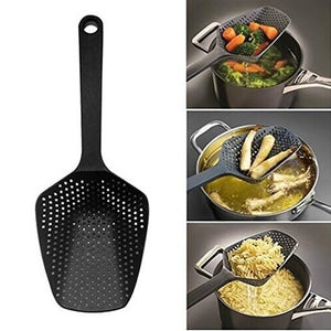 Colador grande Cuchara Colador Herramientas de cocina Electrodomésticos Cuchara Pala Sopa Cuchara Filtro Cocina Hogar Accesorios de cocina